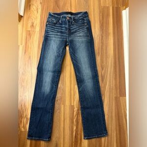 Buckle Women's Dark Blue Straight Leg Jeans